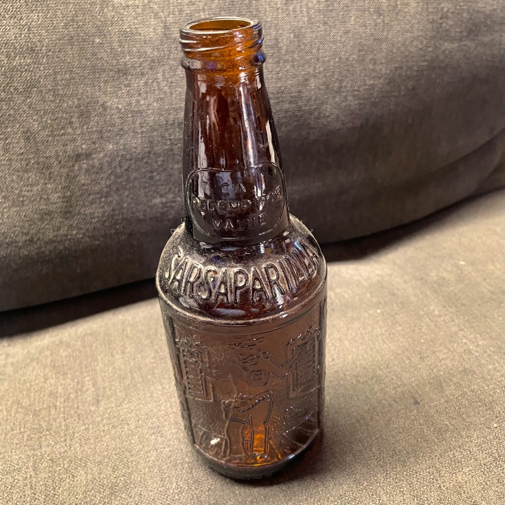 Sioux City amber soda bottle